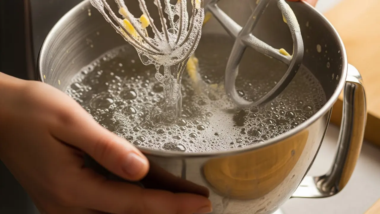 Trik Ampuh Menghilangkan Sisa Mentega di Mixer dan Spatula Sampai Kesat (Image by Gemini AI)