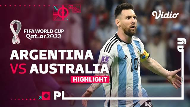 Berita video highlights Piala Dunia 2022 pertandingan antara Argentina melawan Australia di 16 besar Piala Dunia 2022. Pertandingan di Ahmad bin Ali Stadium ini akan digelar pada Minggu (4/12/2022) dini hari WIB.