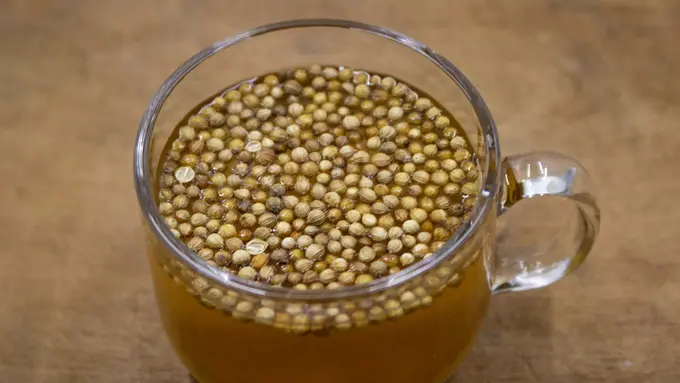 air rebusan ketumbar minuman kesehatan