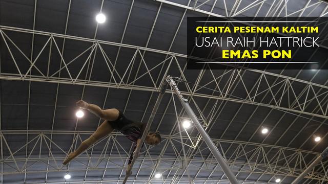 Video aksi Nefy Nurbaeti, pesenam asal Kalimantan Timur bercerita usai raih medali emas di kategori palang bertingkat.