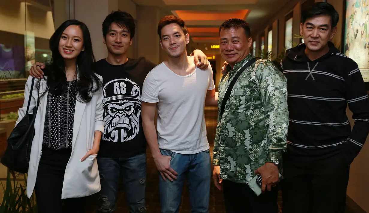‘Cai Lan Gong’ (Buyut Jelangkung) yang dibintangi Ineke Valentina, Rezca Syam, Anthony Xie, Burhan Salim, dan Elkie Kwee adalah film pertama di dunia yang syuting dengan smartphone. (Galih W. Satria/Bintang.com)