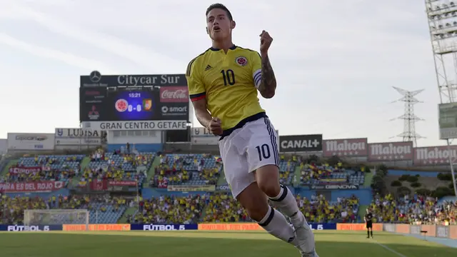 Tops Scorer, Kualifikasi Piala Dunia 2018 Zona CONMEBOL, James Rodriguez