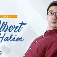 Celeb Bio Albert Halim (Fotografer: Nurwahyunan, Desain: Muhammad Iqbal Nurfajri/Bintang.com)