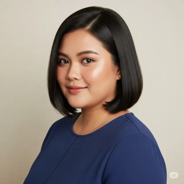 Model Rambut Pendek untuk Wanita Gemuk agar Terlihat Lebih Ramping. Foto: Gemini