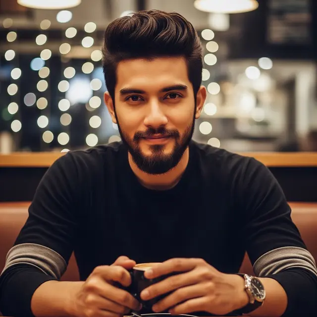 Model Rambut Pria Jambang Panjang (Gemini AI)