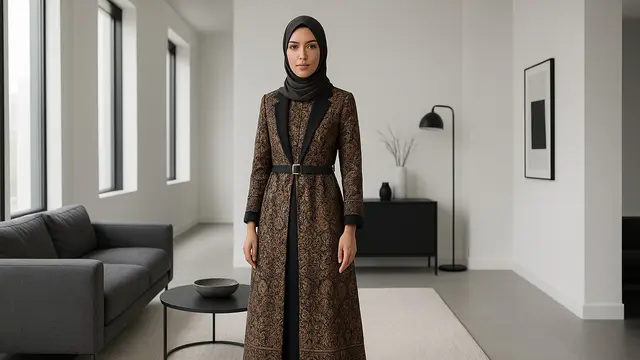 7 Model Gamis Batik Blazer Panjang yang Anggun dan Modern untuk Berbagai Acara