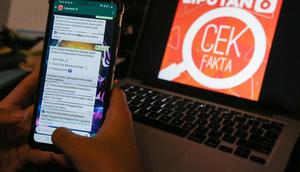 Ilustrasi Chatbot WhatsApp Liputan6.com Cek Fakta untuk melawan hoaks