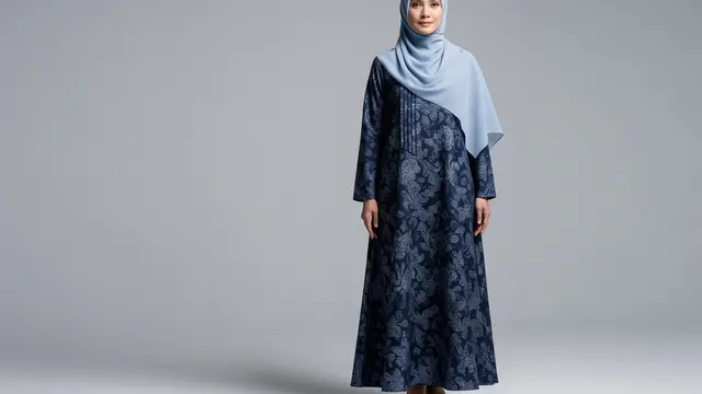 Gamis Batik Parang Modern