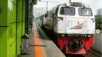 Kereta Api Pangandaran dari stasiun Gambir-Banjar-Bandung. (dok.Instagram @keretapiinside/https://www.instagram.com/p/BrXUTtqFeoi/Henry
