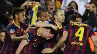 Barcelona vs Manchester City leg kedua babak 16 besar Liga Champions (LLUIS GENE / AFP)