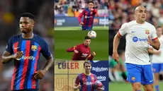 Barcelona tengah berupaya untuk meningkatkan skuadnya sebelum memulai musim baru 2024/2025. Namun, Blaugrana sepertinya perlu menjual pemainnya untuk menambah anggaran transfer mereka. Barcelona pun harus menjual sejumlah pemainnya guna memberi ruang bagi pendatang baru. Berikut ini lima pemain yang harus meninggalkan Barcelona pada musim panas ini. (FOTO AFP)