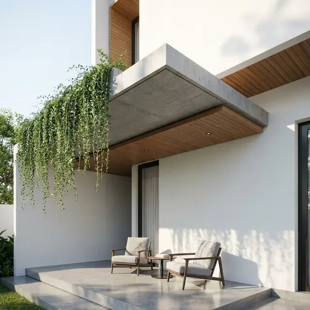 Model Teras Rumah Kecil Tanpa Tiang Agar Tampak Modern