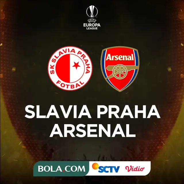 Liga Europa - Slavia Praha Vs Arsenal