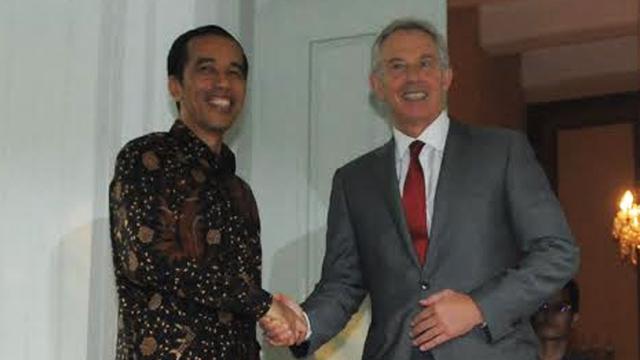 Jokowi Dan Tony Blair 1