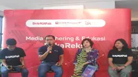 Bukalapak bekerjasama dengan OJK dan CIMB Principal Asset Management menggelar roadshow edukasi BukaReksa. (Liputan6.com/Raden AMP)