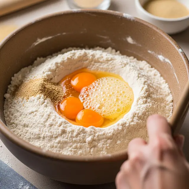 Cara Membuat Roti Bomboloni Isi Cokelat Lumer Takaran Gelas (Image by Gemini AI)