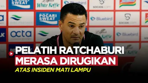 VIDEO: Pelatih Ratchaburi FC Merasa Rugi Akibat Mati Lampu, Usai Kalah dari Persija Jakarta