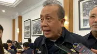 Wakil Ketua DPR RI Saan Mustopa di Akademi Bela Negara Partai Nasdem, Jakarta, Sabtu (9/11/2024). (Foto: Liputan6.com/Delvira Hutabarat).