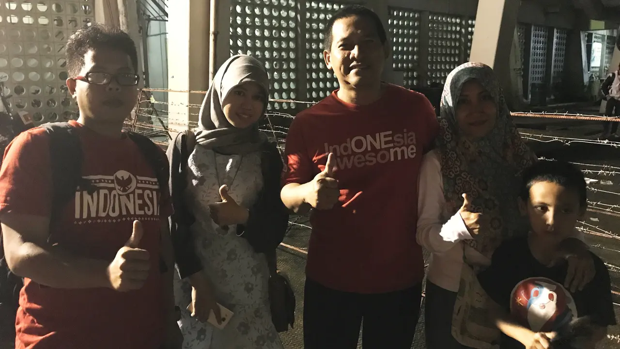Suporter Timnas Indonesia U-19