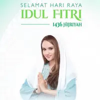 Cinta Laura mengucapkan Selamat Idul Fitri 1436 H dari negeri seberang. (Instagram @claurakielh)