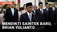 Prabowo Resmi Lantik Brian Yuliarto Jadi Mendikti Saintek