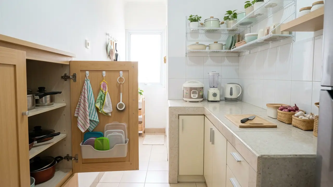 Cara Menata Dapur Sempit Tanpa Menambah Kabinet agar Terlihat Lebih Luas