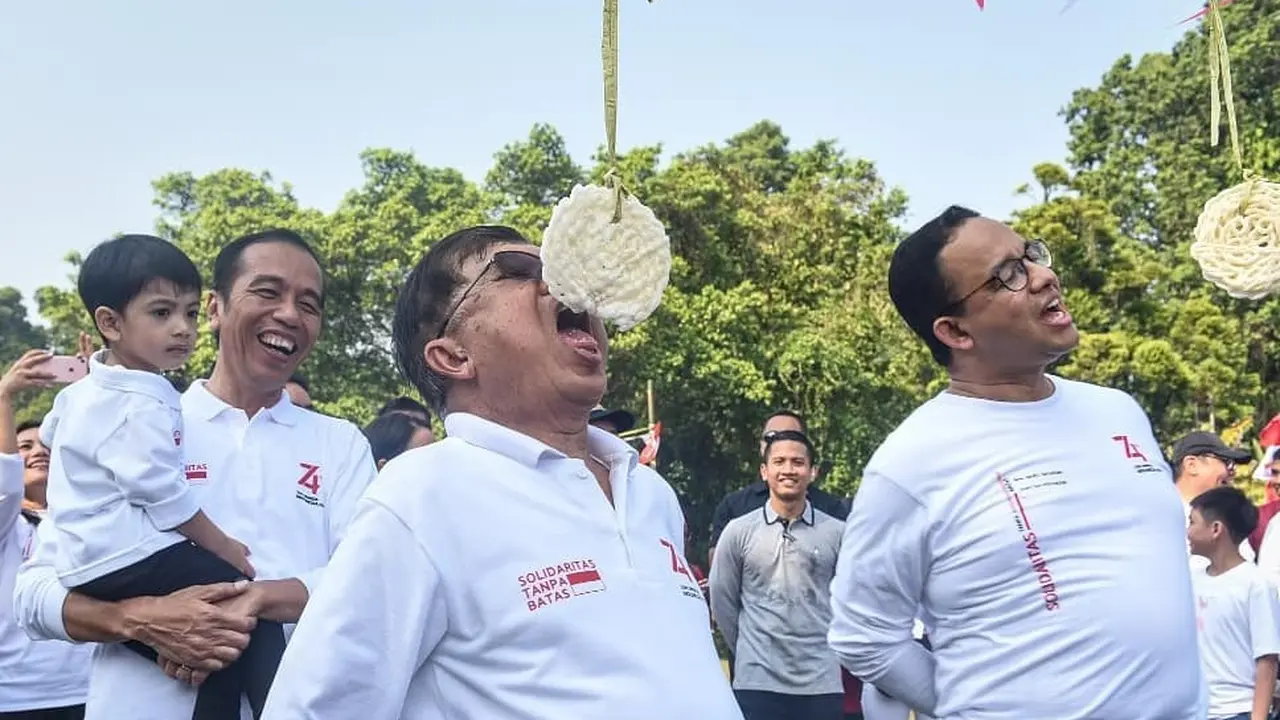 Momen Seru Pejabat Negara Saat Gathering Keluarga Kabinet di Istana