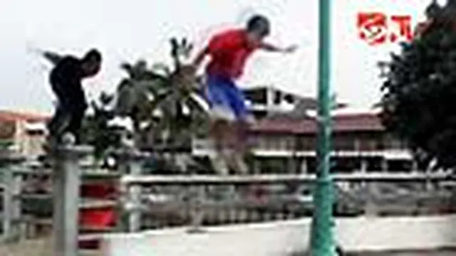 Komunitas Parkour Makin Menjamur