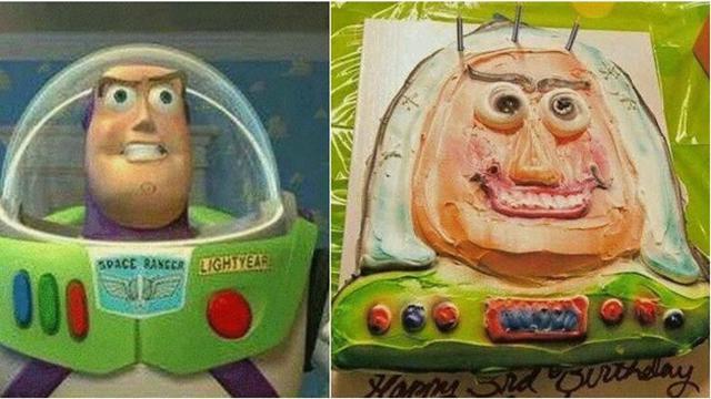 Tak Sesuai Ekspektasi, 6 Potret Desain Kue Ini Bikin Senyum Kecut