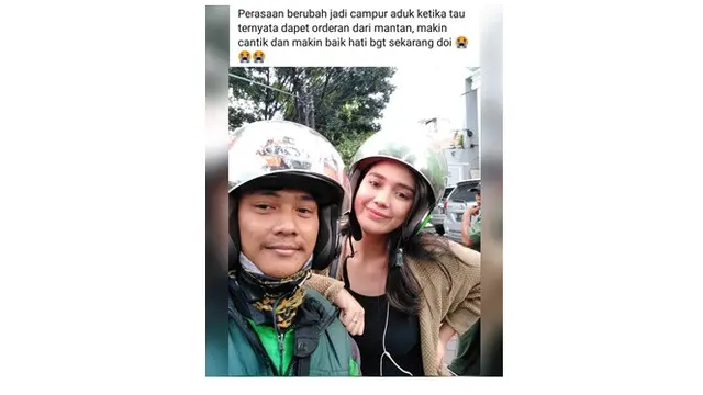 Ojol sama artis (Sumber: Instagram/gojek24jam)