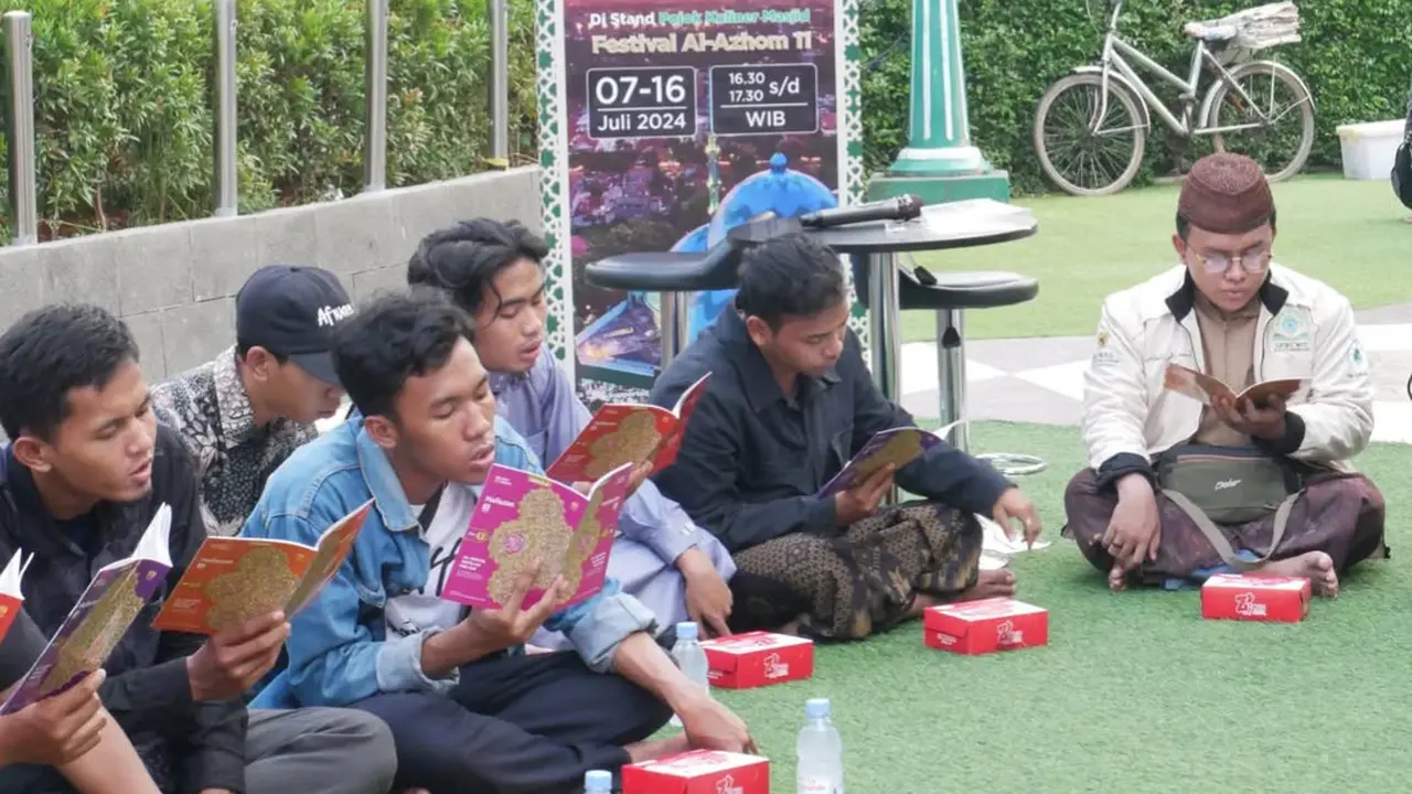 Khataman Al-Qur'an di Festival Al Azhom 2024. (Instagram Festival Al Azhom).