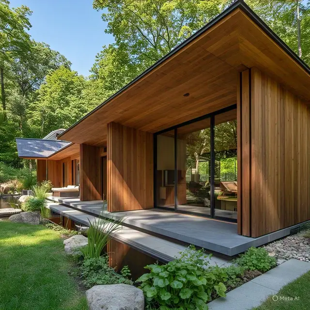 Inspirasi Rumah Sederhana dari Kayu
