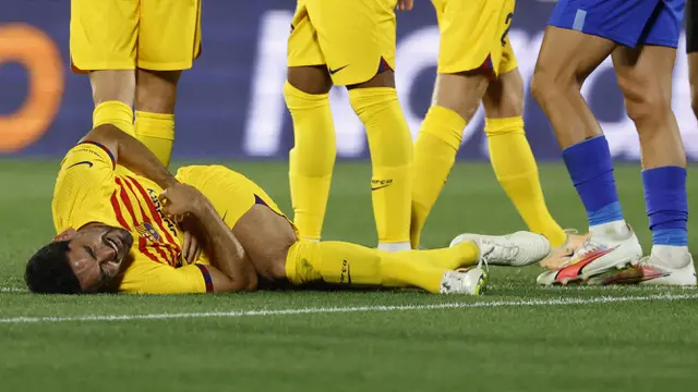 Foto: Drama Laga Keras Getafe Vs Barcelona di Pekan Pertama Liga Spanyol, 7 Kartu Kuning dan 3 Kartu Merah