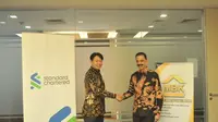 CEO Cluster, Indonesia and ASEAN Markets (Australia, Brunei dan Filipina), Standard Chartered, Andrew Chia, dan Presiden Direktur dan Pendiri PT Mitra Bisnis Keluarga Ventura, Dr. Shafiq Dhanani.