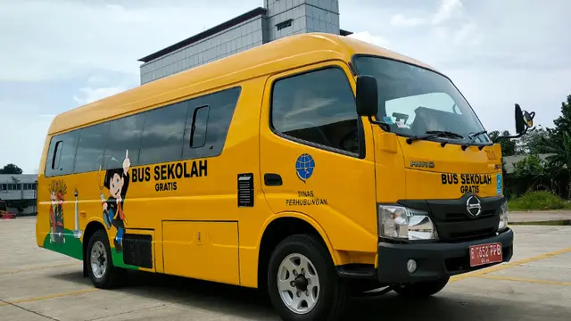 Salah satu armada Bus Sekolah yang disediakan untuk pelajar di Jakarta. (Dok: jakarta.go.id)
