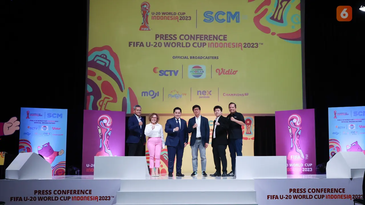 Konferensi Pers Emtek Siarkan Piala Dunia U-20