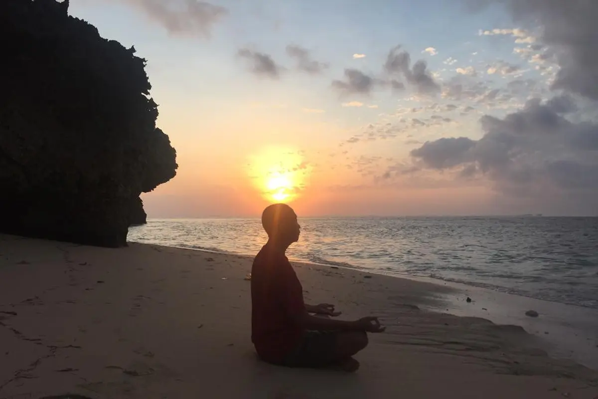 Redy Supradianto di Geger Beach Nusa Dua Bali
