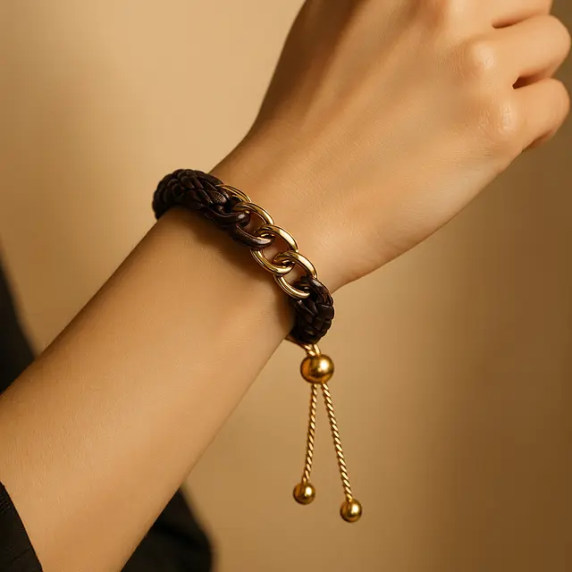 Gelang Rantai Serut Adjustable