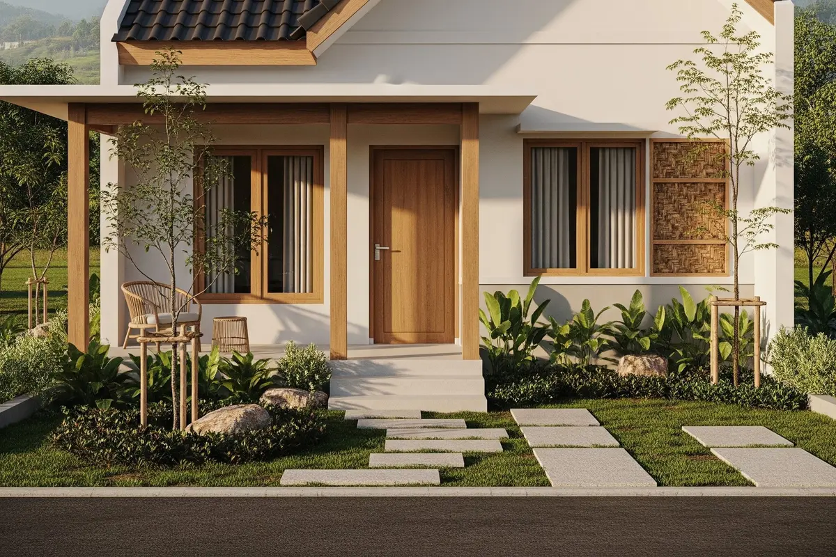 Desain Rumah Tipe 36 di Desa yang Nyaman untuk Pasangan Baru dengan Budget Terbatas (Image by Gemini AI)