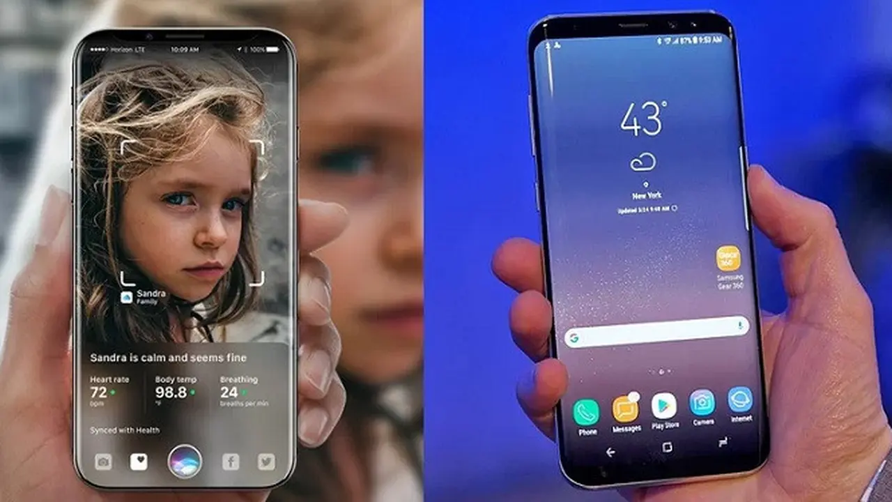 Samsung Galaxy S8 vs iPhone 8