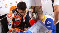 Pembalap Repsol Honda, Dani Pedrosa, dinyatakan fit dan mendapat lampu hijau untuk membalap pada MotoGP Amerika Serikat. (MotoGP.com)