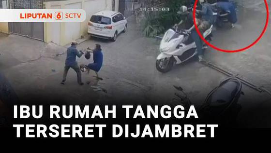 Pertahankan Kalung, Ibu Rumah Tangga Terseret Jambret