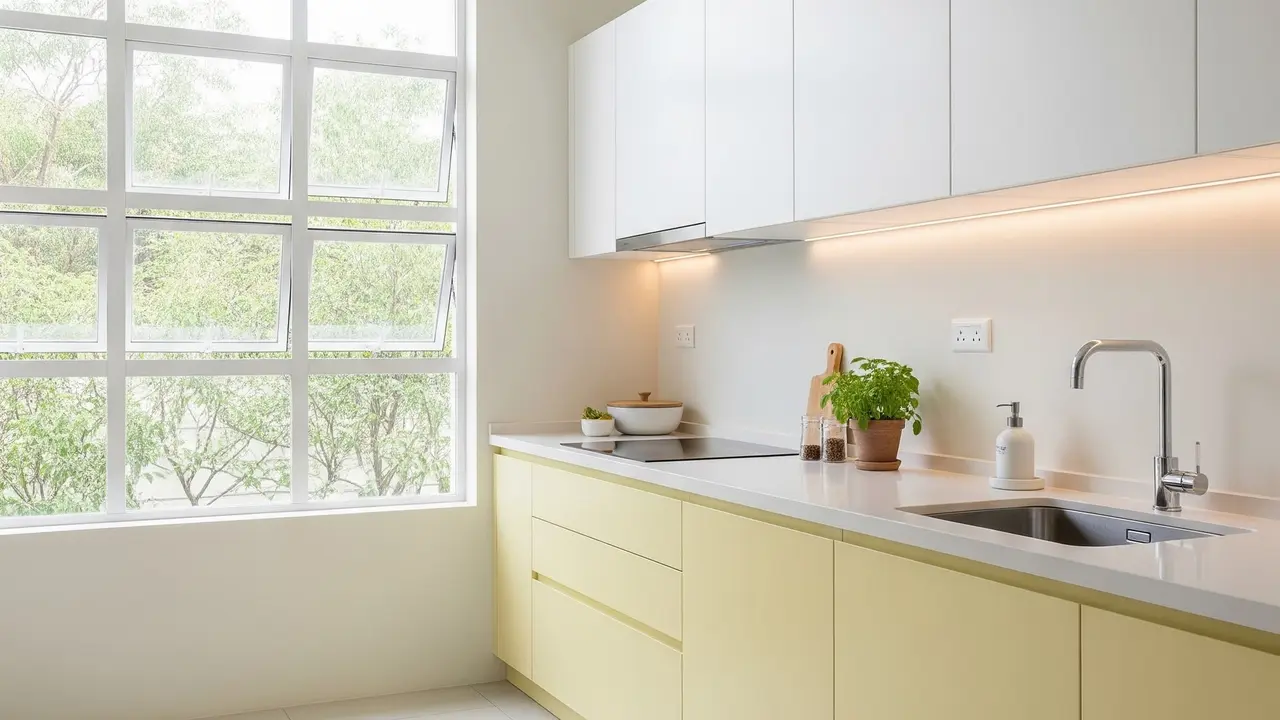 Dapur basah minimalis (Image by Gemini AI)
