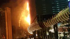 Kebakaran terjadi di Gedung Neo Soho, Jakarta Barat, Rabu (9/11). (Istimewa)