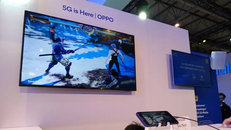 Menjajal Game Cloud di Ponsel Oppo 5G di MWC 2019