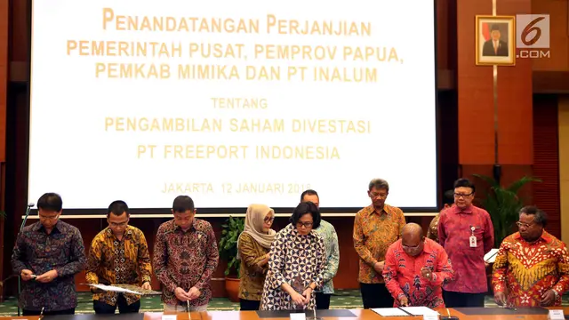 Pemda Papua Dapat 10 Persen Saham Freeport