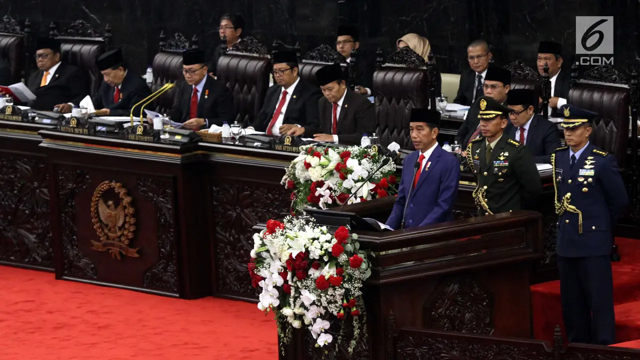 Pidato Presiden Jokowi Di Sidang Tahunan