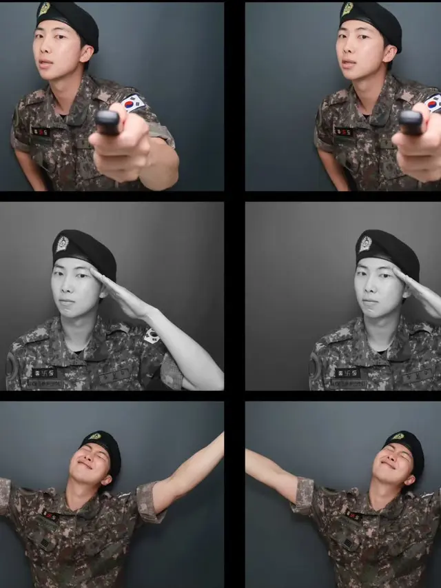 RM dan V BTS Akhir Kembali dari Wajib Militer