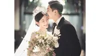Pernikahan Lee Seung Gi dan Lee Da In. (Instagram/@byhumanmade/https://www.instagram.com/p/CqwRhsAvbT1/?hl=en/Dyra Daniera)