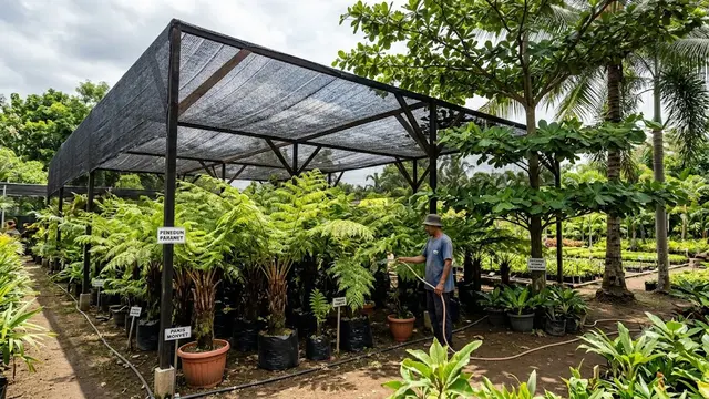 Cara Menanam Pakis Monyet di Lokasi Panas